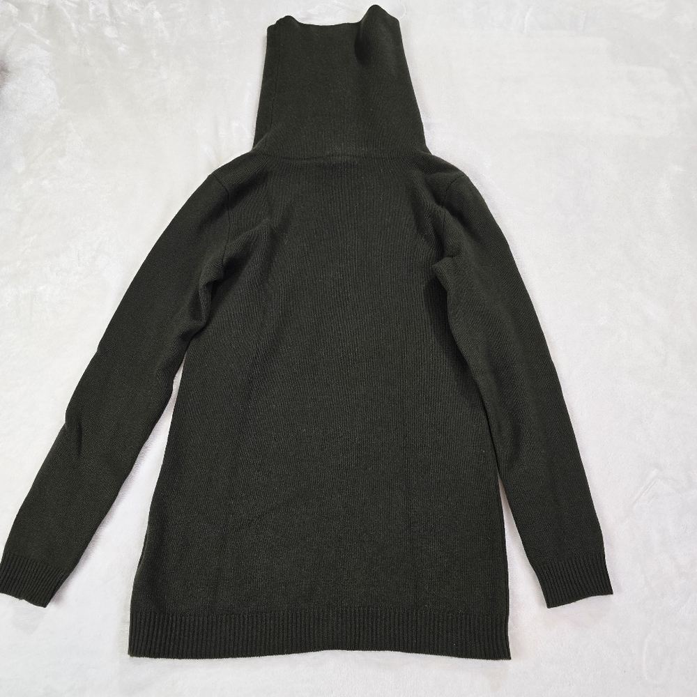 RALPH LAUREN Black Label Olive Green Turtleneck  Tunic Sweater  size M - Picture 2 of 7
